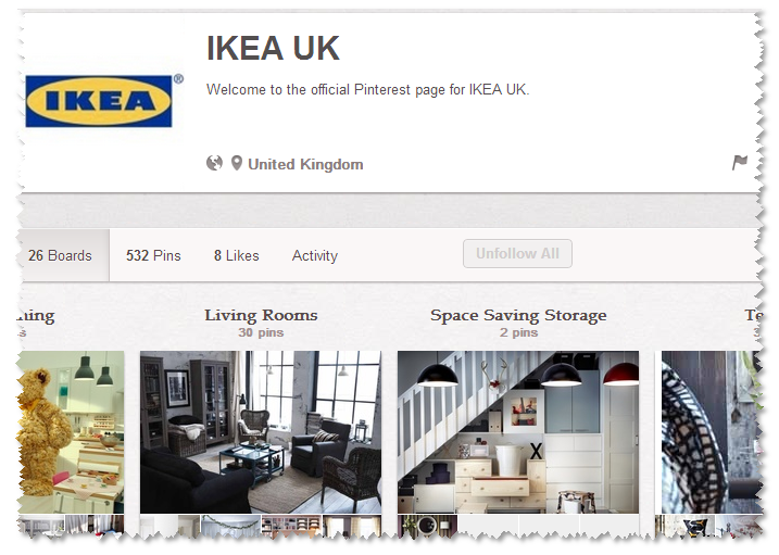 Ikea pops on Pinterest